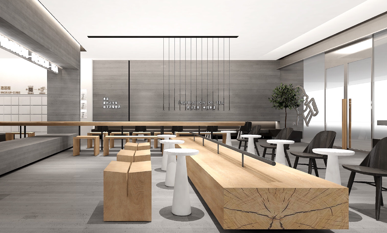 喜茶2019年开业的220家店铺装修和设计美学12